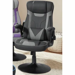 Immersive Audio and Vibration Swivel Gaming Chair