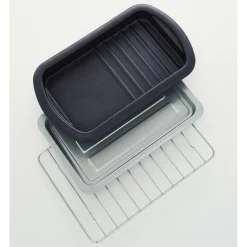 3-in-1 Breakfast Maker with Grill, Bake, Toast & Brew