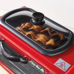 3-in-1 Breakfast Maker with Grill, Bake, Toast & Brew