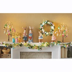 24-Inch LED Lighted Ornament Tree for Year-Round Decorating