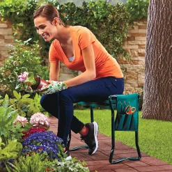 2-in-1 Cushioned Garden Kneeler and Seat