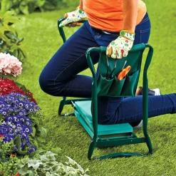 2-in-1 Cushioned Garden Kneeler and Seat