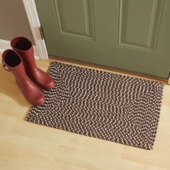 Indoor Braided Woven Mat – 18" x 28"