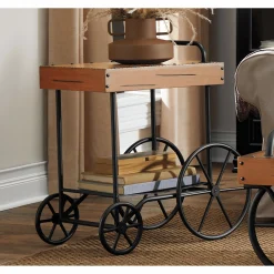 Industrial-Style Leeds End Table