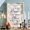 In Our Home Beaded Plaid Wall Art