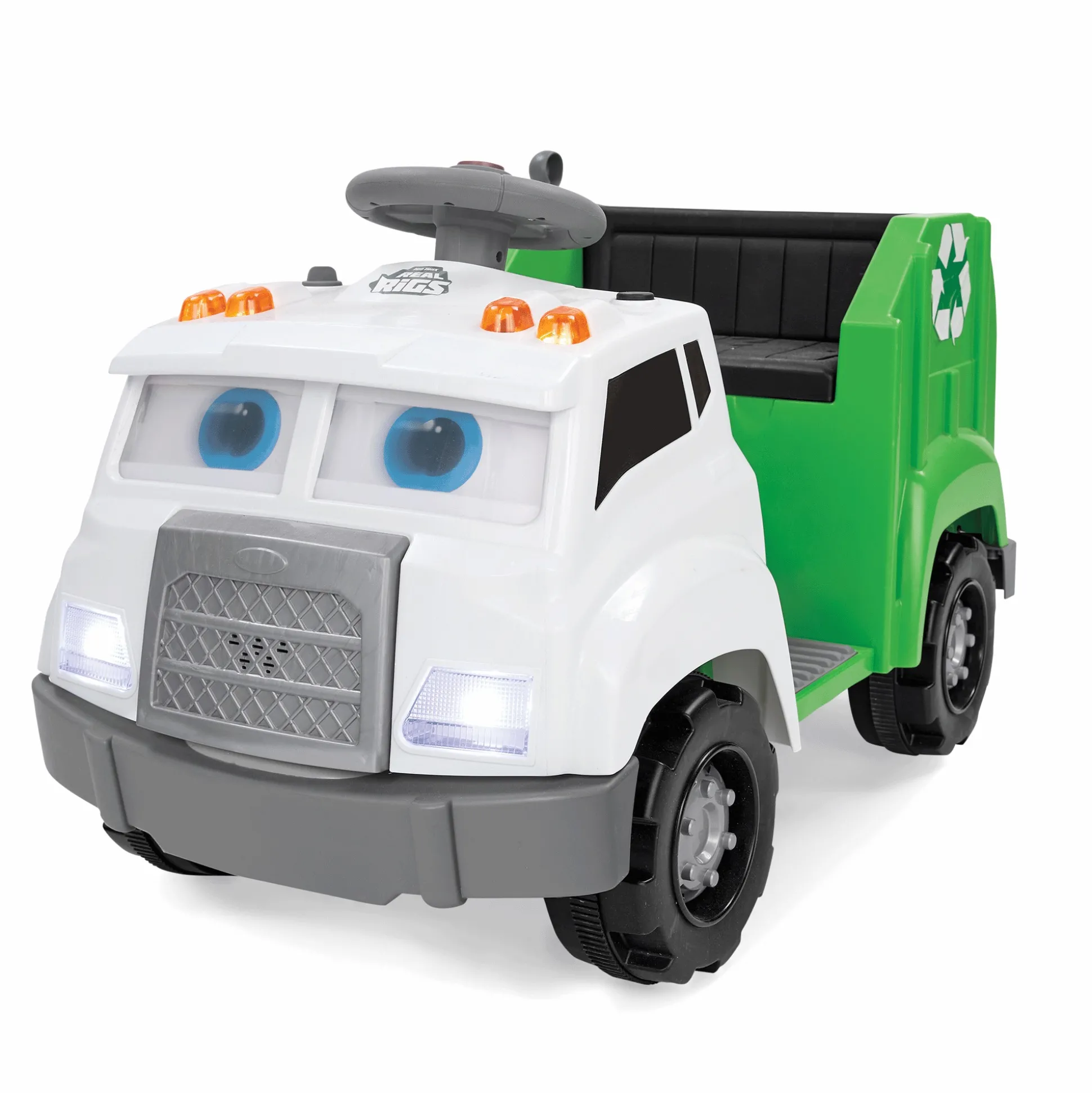 Interactive Ride-On Recycling Truck with Shape Sorter