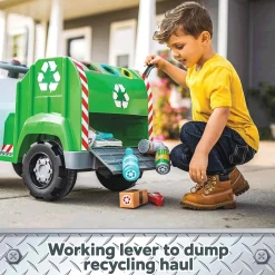 Interactive Ride-On Recycling Truck with Shape Sorter