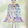 Iridescent Hanging Glass Bell
