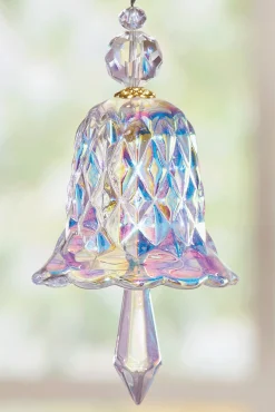 Iridescent Hanging Glass Bell