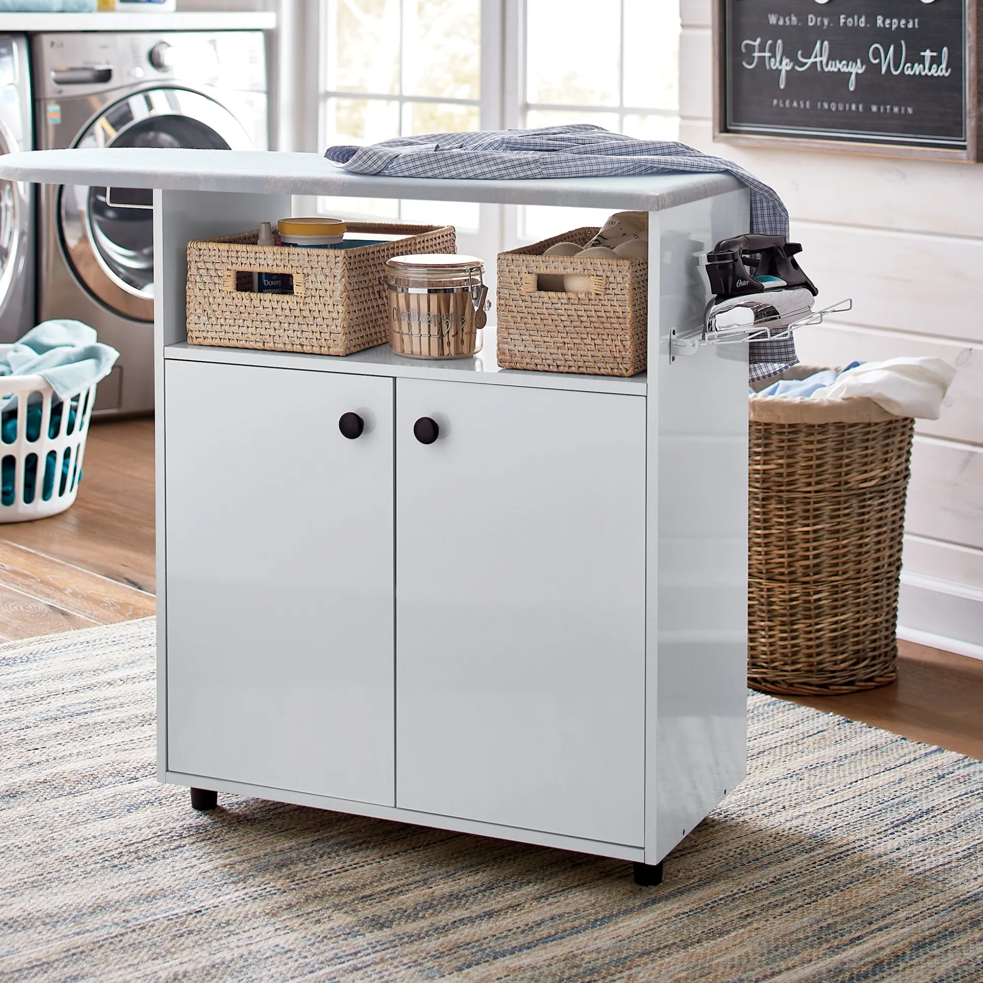 Ironing and Laundry Station