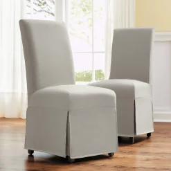 Janie Set of 2 Skirted Dining Chairs