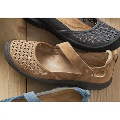 JBU Bianca Mary Jane with Cutout Designs and Memory Foam Footbed by Jambu