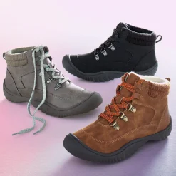 JBU Chai Water-Resistant Bootie by Jambu with APMA Seal of Acceptance, All-Terrain Traction and Contoured Arch Footbed