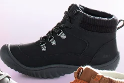 JBU Chai Water-Resistant Bootie by Jambu with APMA Seal of Acceptance, All-Terrain Traction and Contoured Arch Footbed