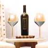 Jeanne Fitz Slant Set of 2 Wine Glasses