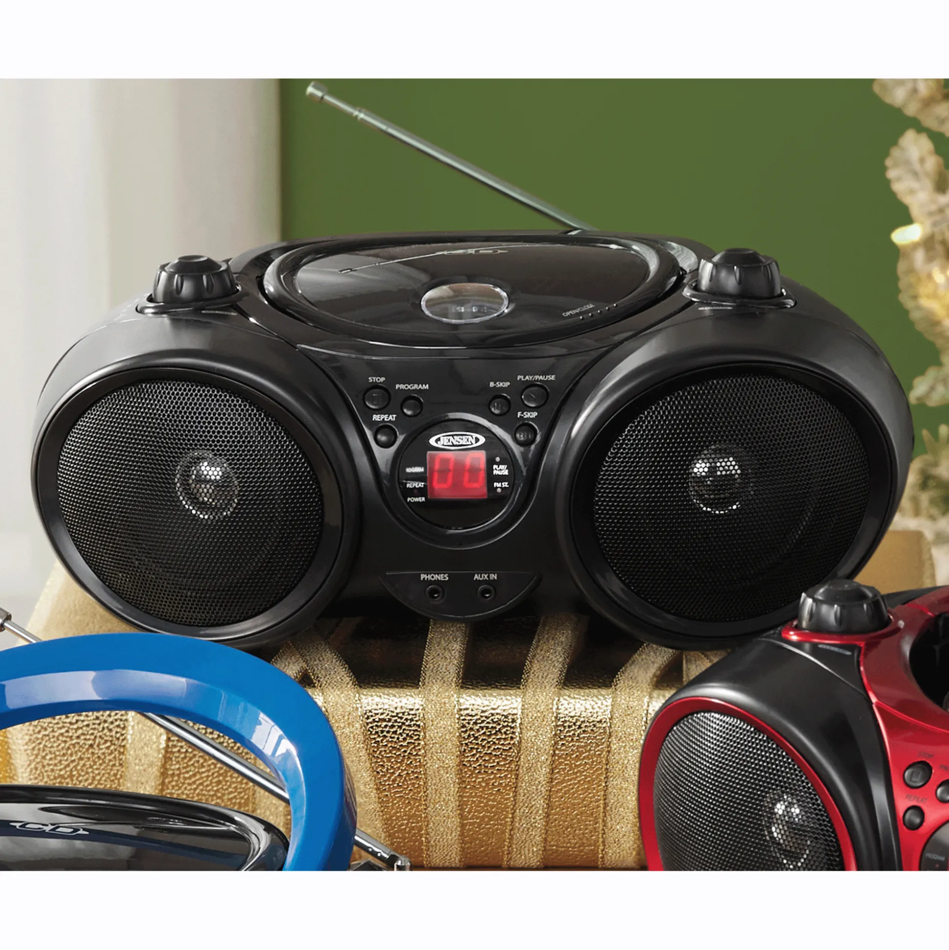JENSEN Portable Stereo with CD Player & AM/FM Radio