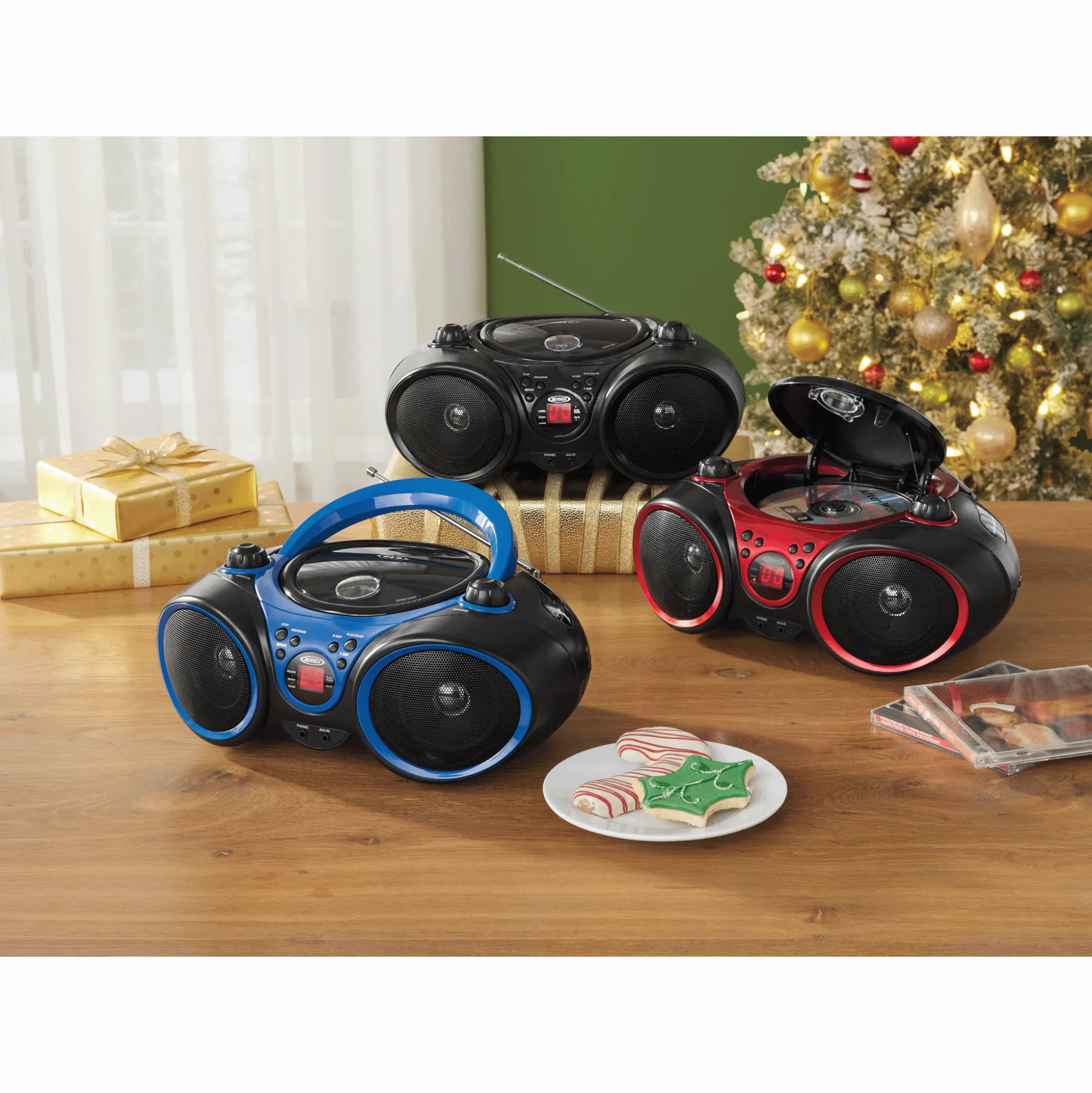 JENSEN Portable Stereo with CD Player & AM/FM Radio