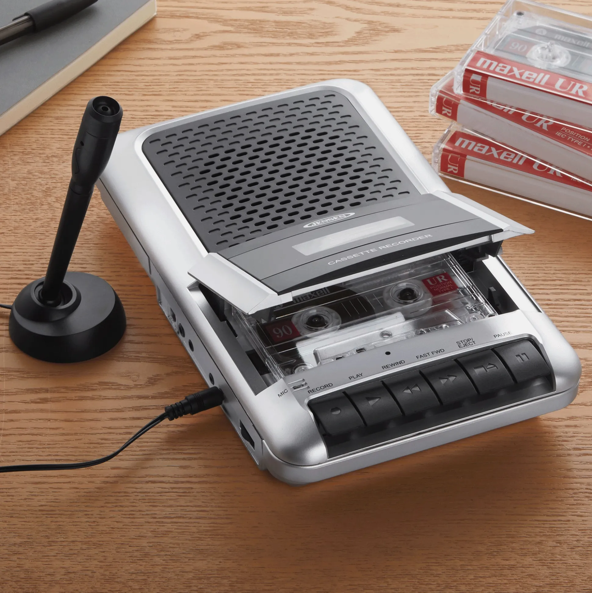 JENSEN Shoebox-Style Cassette Player/Recorder