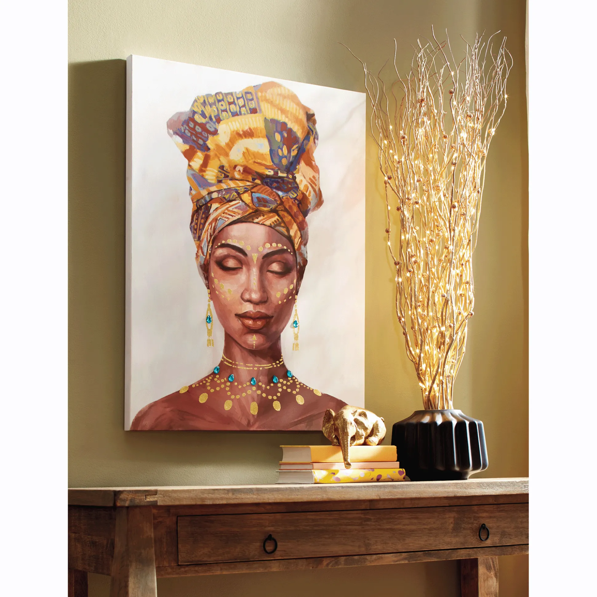 Jeweled Queen Wall Art