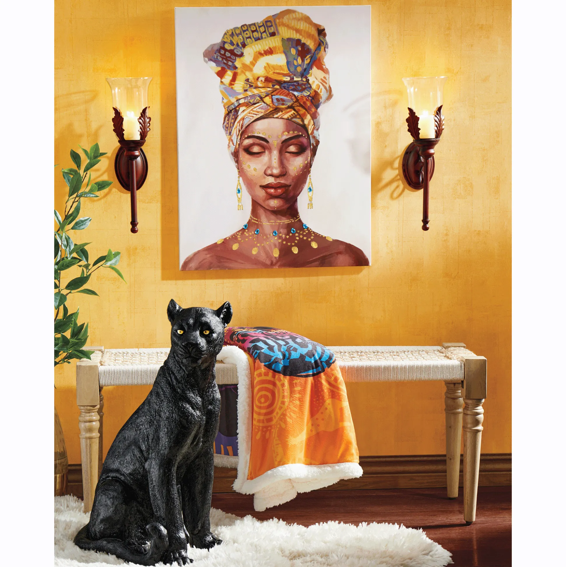 Jeweled Queen Wall Art