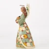 Jim Shore Heartwood Creek Hand-Painted Angel with Sunflower Figurine