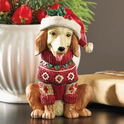 Jim Shore Holiday Dog Collectible