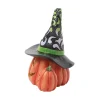 Jim Shore LED Lit Three Jack-O'-Lantern Hand-Painted Figurine