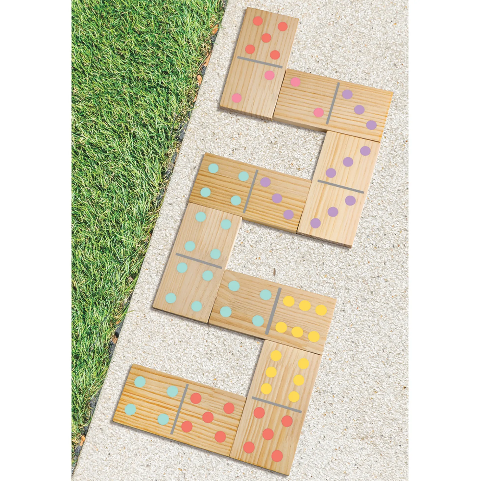Jumbo Colorful Dominoes Game