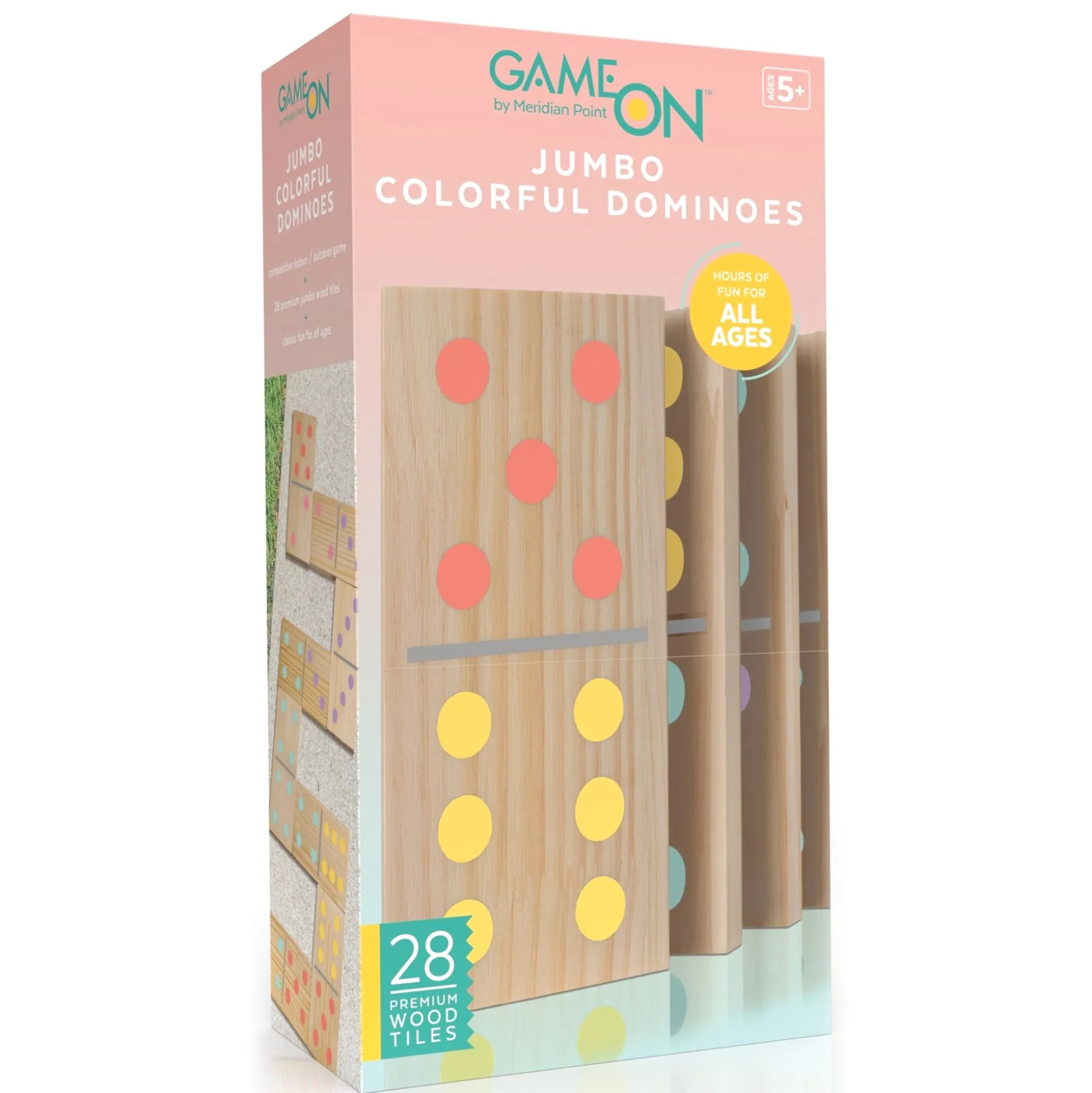 Jumbo Colorful Dominoes Game