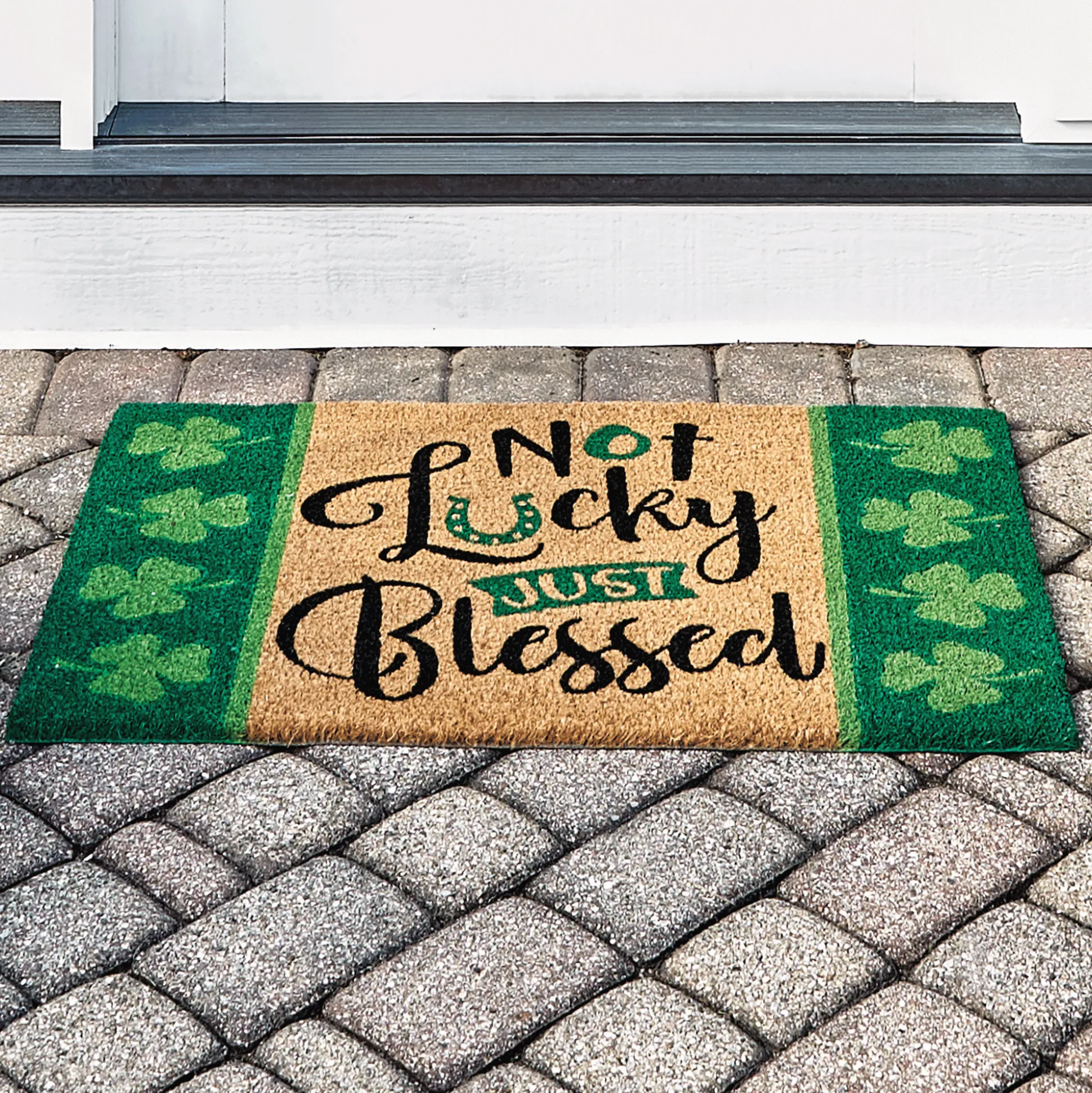 Just Blessed Coir Mat - 20" x 30"
