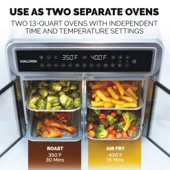Kalorik Maxx 26-qt. Flex Trio Air Fryer Oven