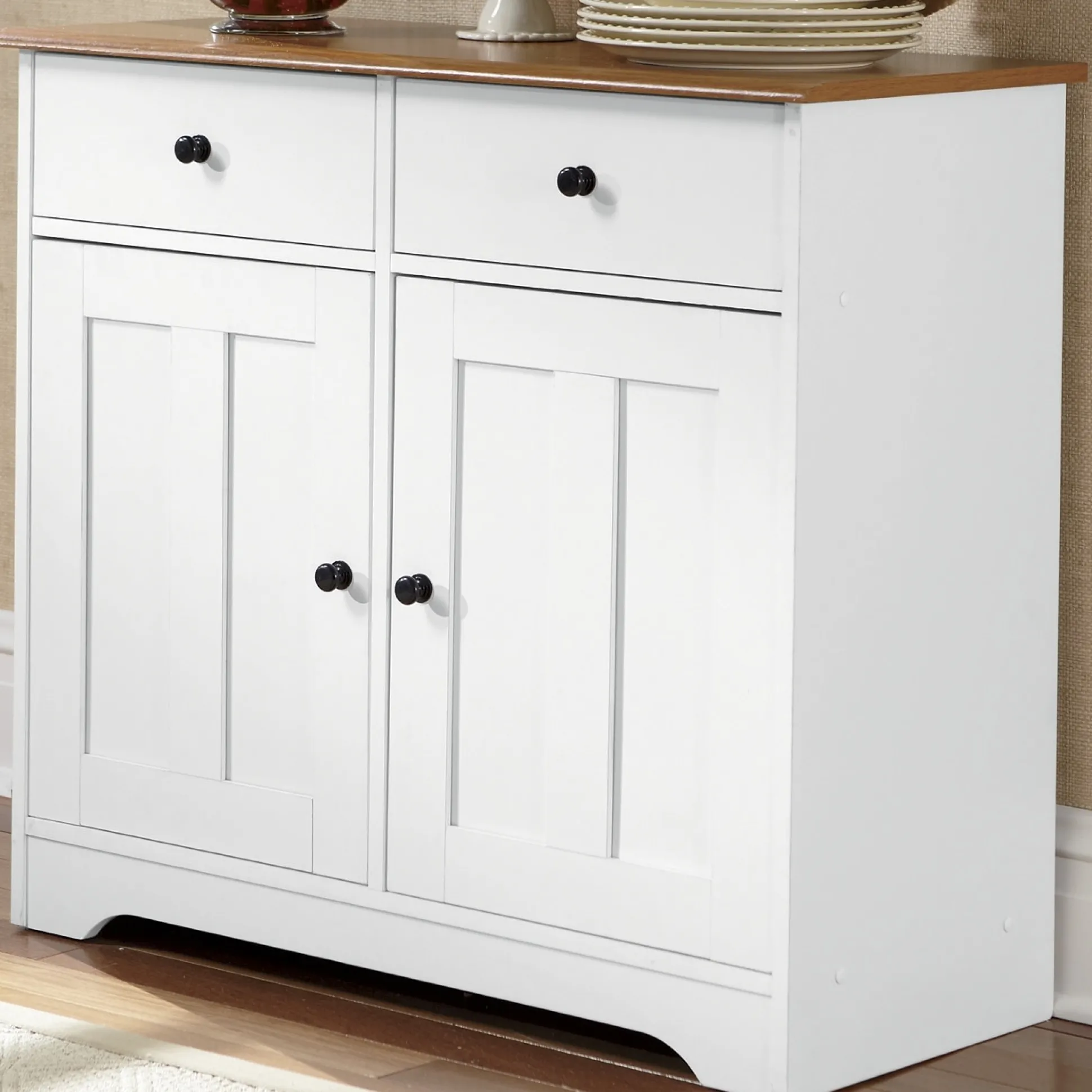 Katie Compact Sideboard Cabinet with Drawers