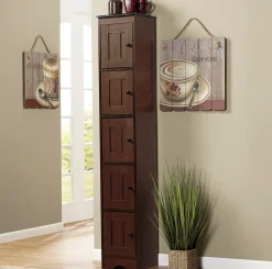 Katie Tall Cabinet with 5 Doors