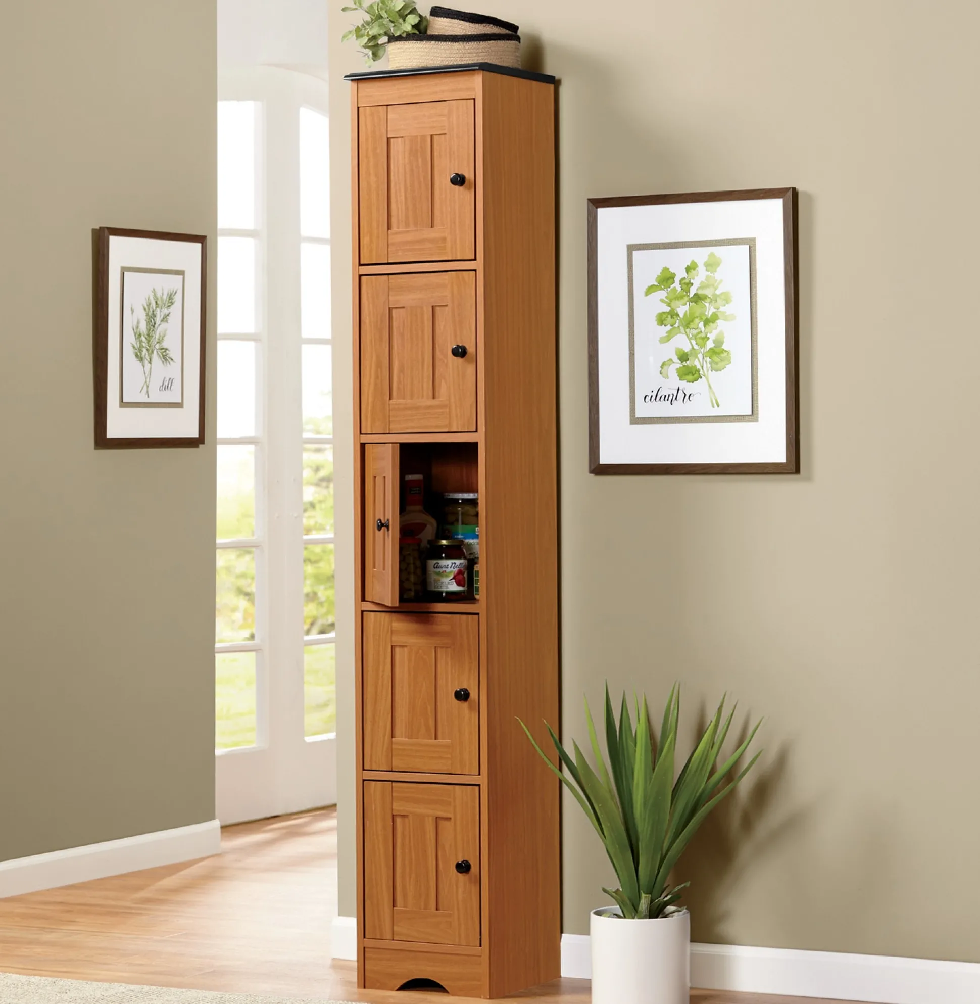 Katie Tall Cabinet with 5 Doors