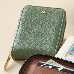 Kedzie Zip Wallet with Exterior ID Window