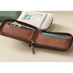 Kedzie Zip Wallet with Exterior ID Window