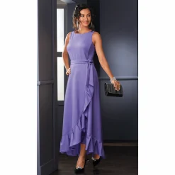 Kellie Faux-Wrap Gown