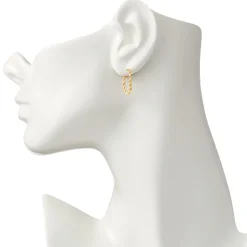 14K Gold Rope Earrings