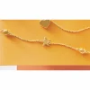 10K Gold Star Bracelet