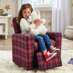 Kids’ Plaid Recliner