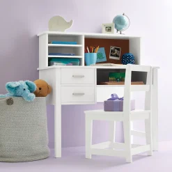 Kids’ Powered Hutch Desk & Chair