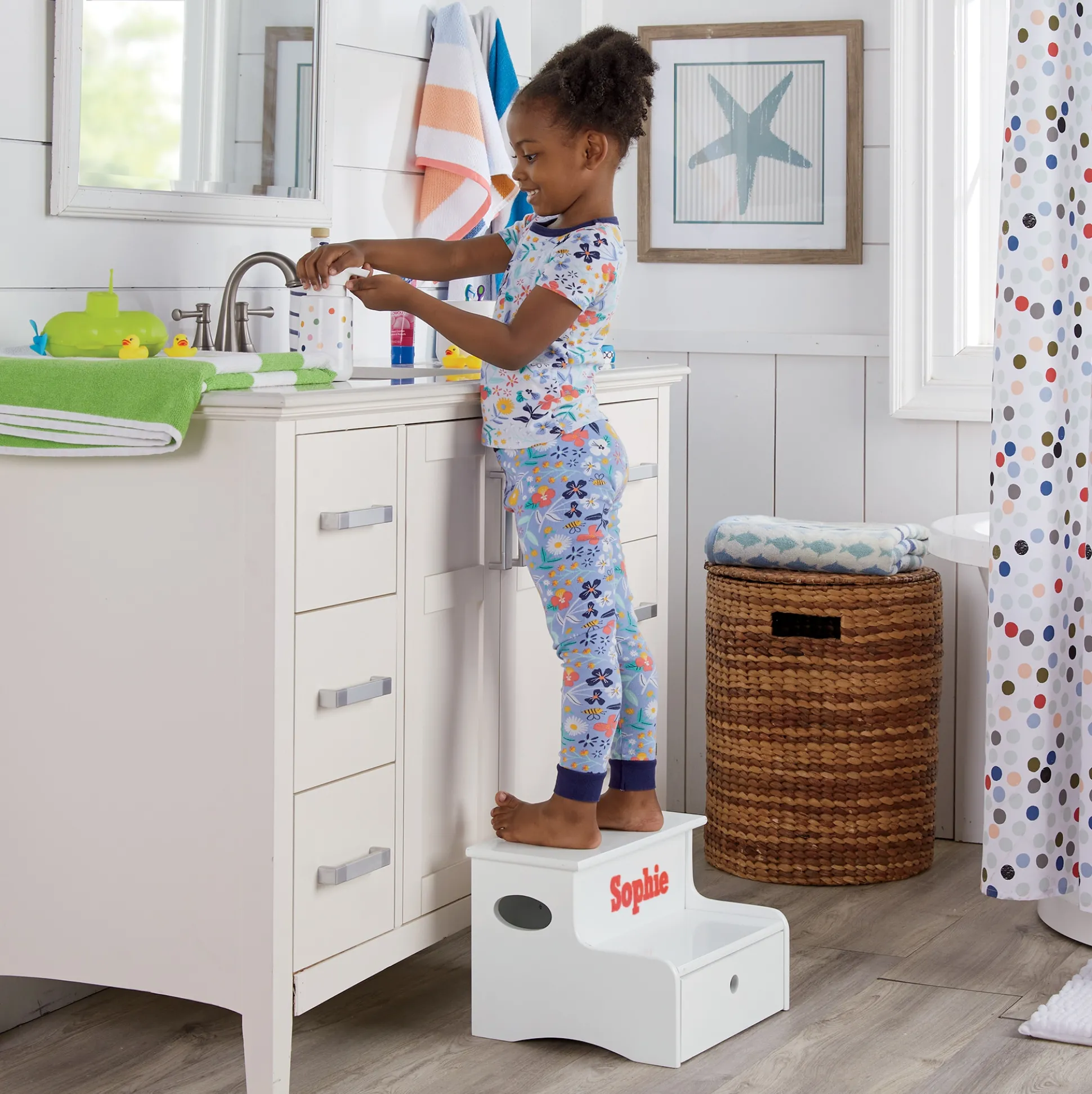 Kids’ Storage Step Stool