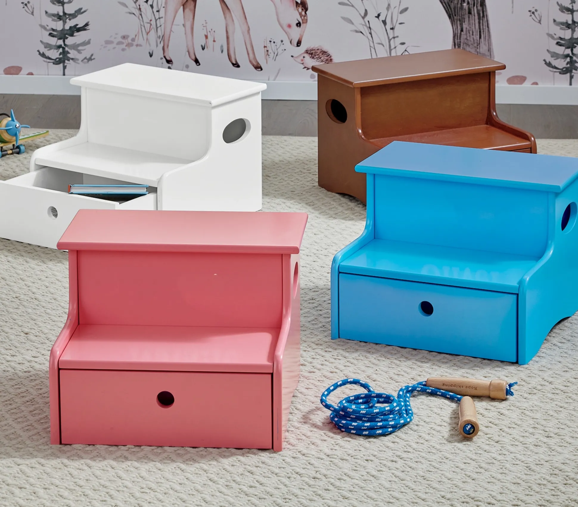 Kids’ Storage Step Stool