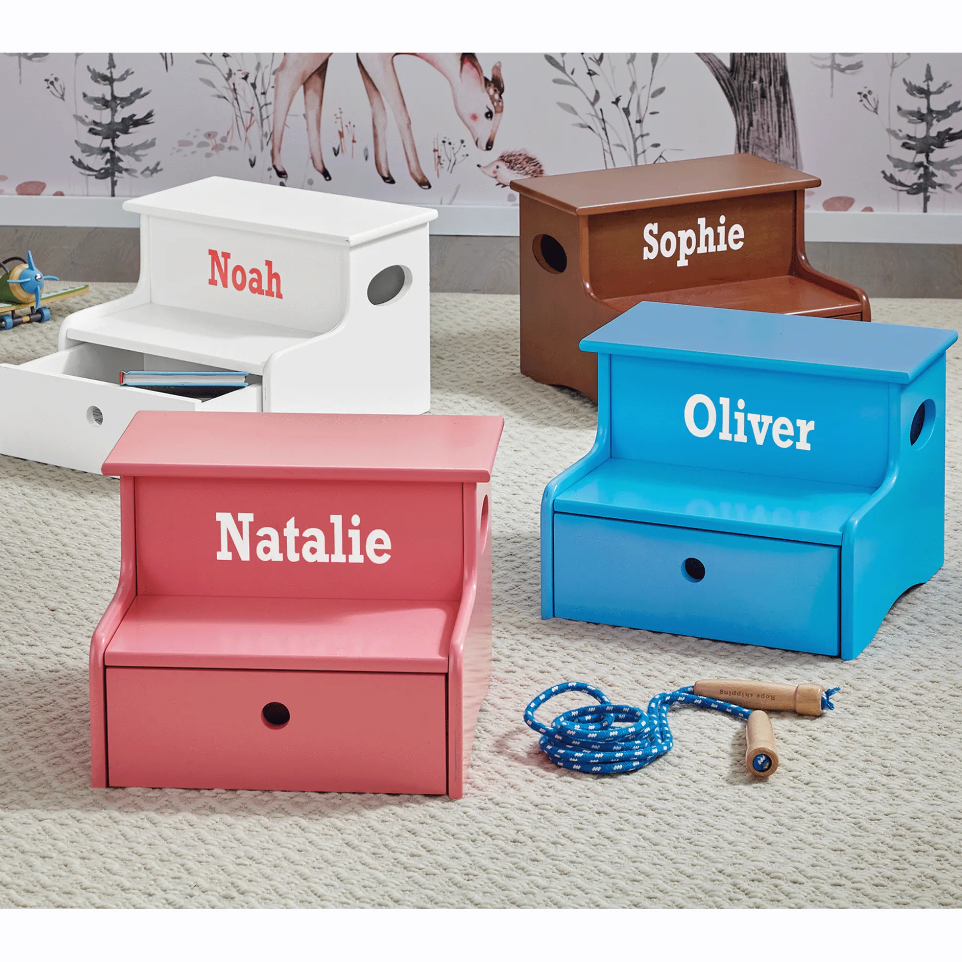 Kids’ Storage Step Stool