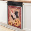 Kitchen Appliance Rooster Magnet