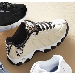 K-Swiss Women's ST329 Genuine Leather Cross Training Shoe
