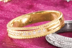 Lab-Created Diamond Unisex Band