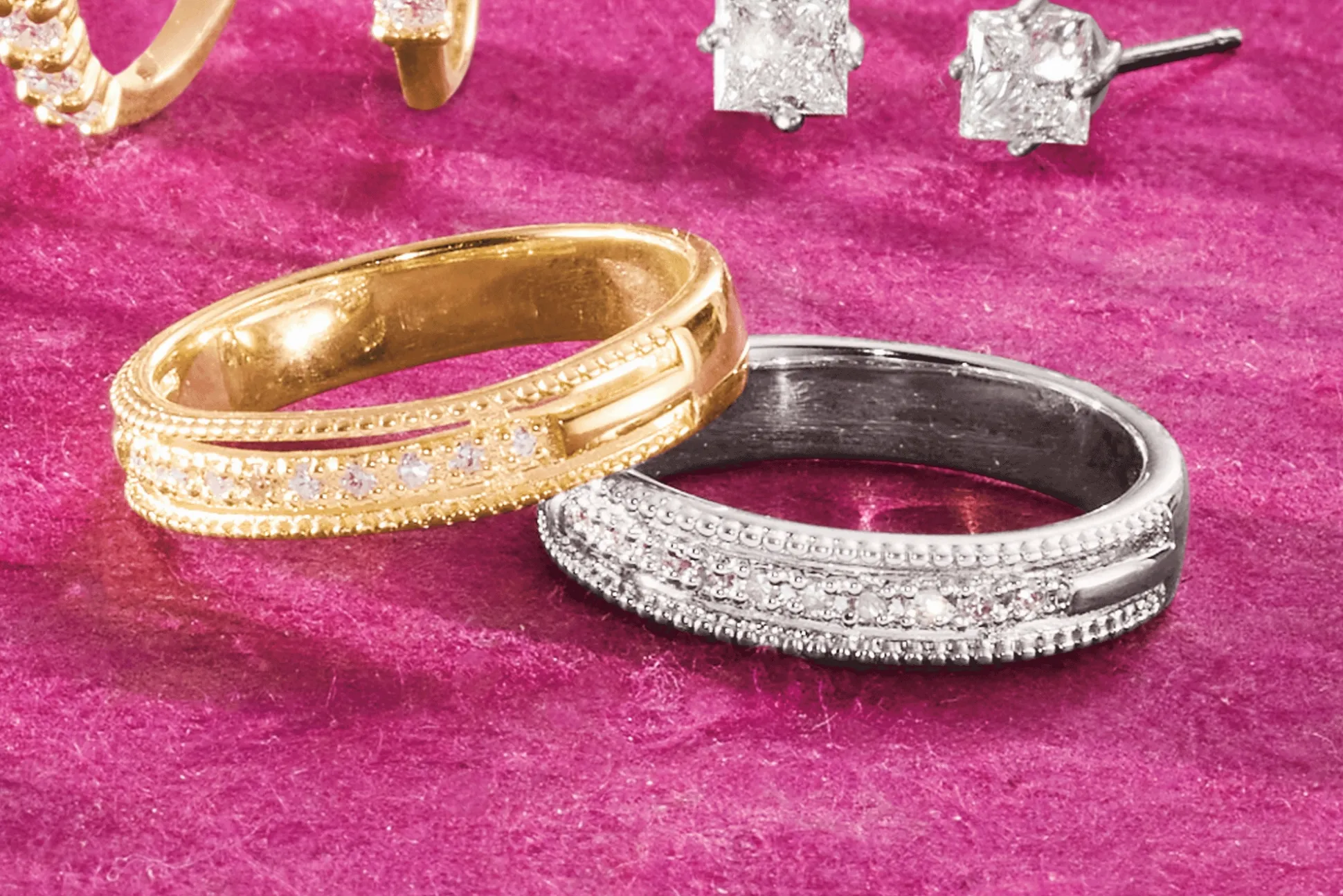 Lab-Created Diamond Unisex Band