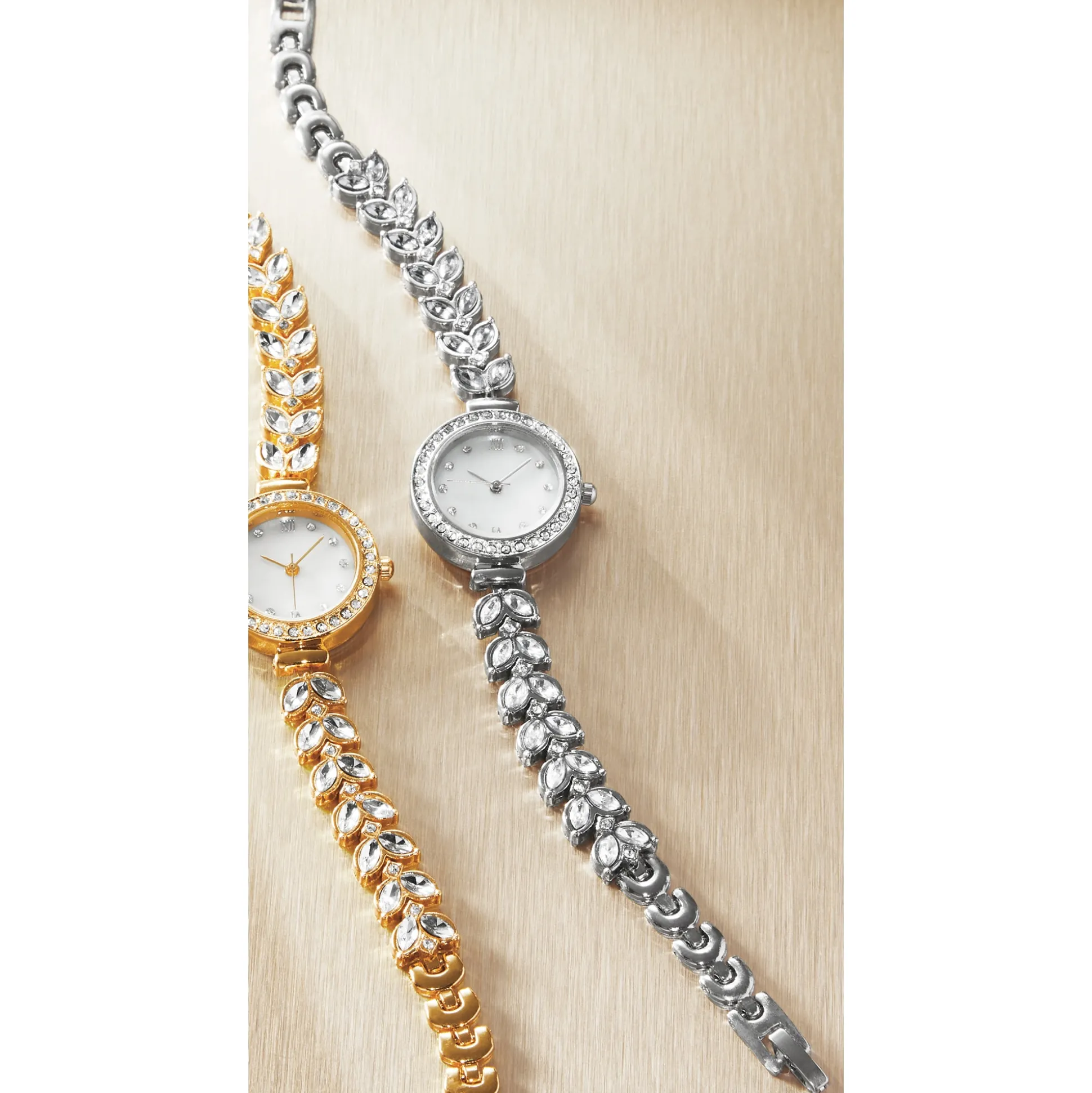 Ladies' Crystal Round Watch