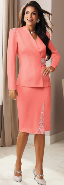 Ladonna Pearl Skirt Suit